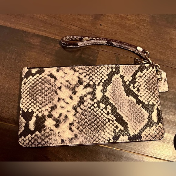 Coach Wristlet Wallet-Python Print - Picture 2 of 5